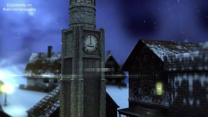 New Year Clock Countdown & Greeting