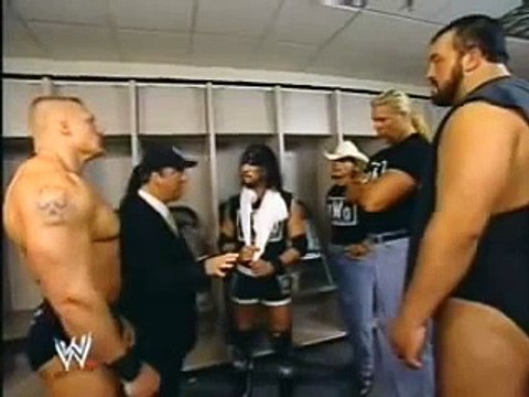 Brock Lesnar meets NWO Backstage