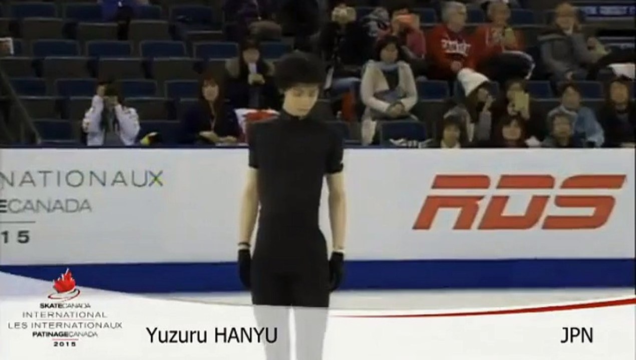 Yuzuru Hanyu SP run-trough  Skate Canada 2015 1030