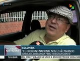 Colombianos en Cúcuta exigen el suministro de combustible