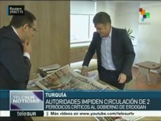 Turquía: impiden circulación de dos periódicos críticos con Erdogan