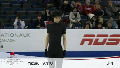 スケカナ2015 公式練習「バラ1」YUZURU 2015-10-31-01-22