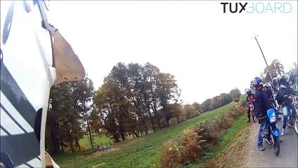 Vache vs Mobylette (Treignat)
