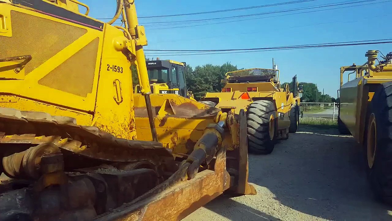 Big Caterpillar Bulldozer