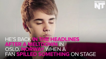 Justin Bieber Throws A Tantrum On Stage