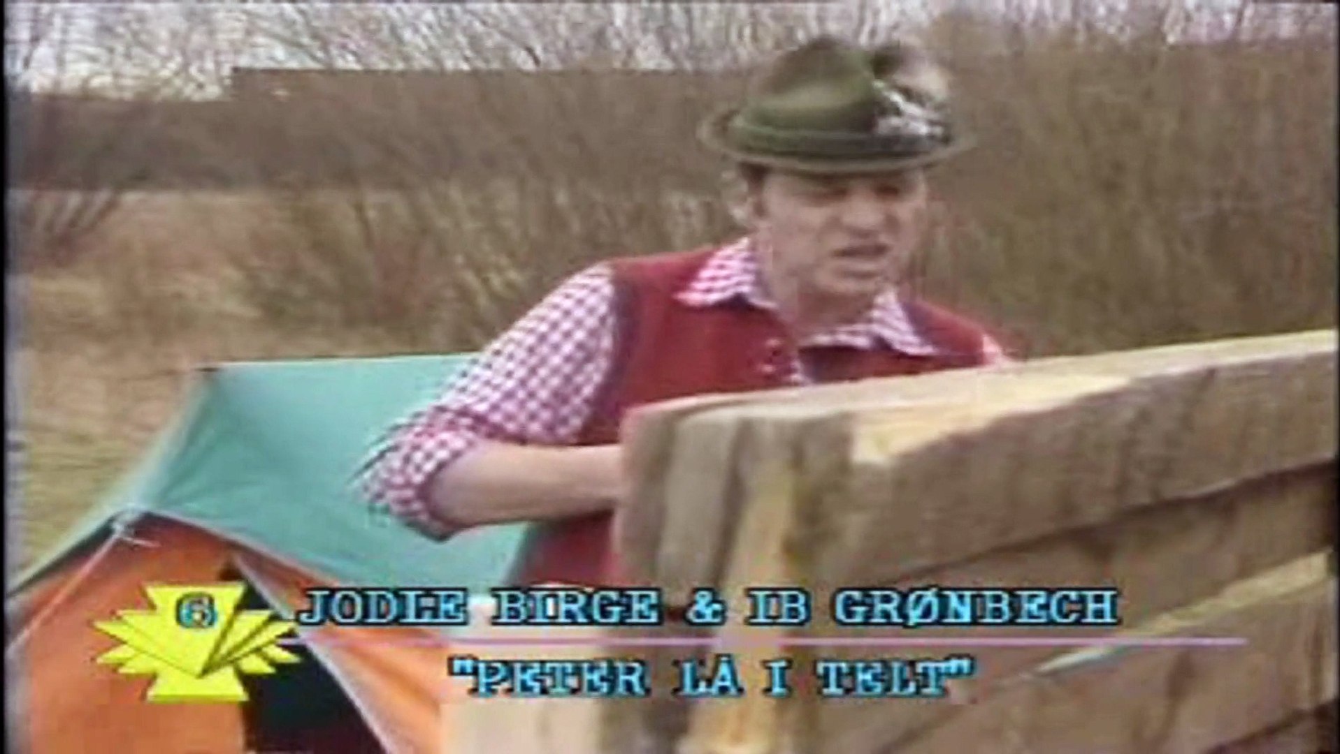 Ib Grønbech Og Jodle Birge - Peter Lå I Telt - Hit Listen 1987 - video  Dailymotion