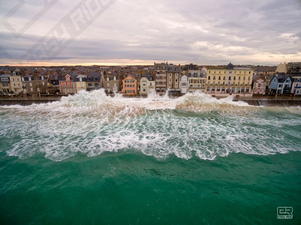 Les Grandes Marées de Saint-Malo Vues du ciel-Drone