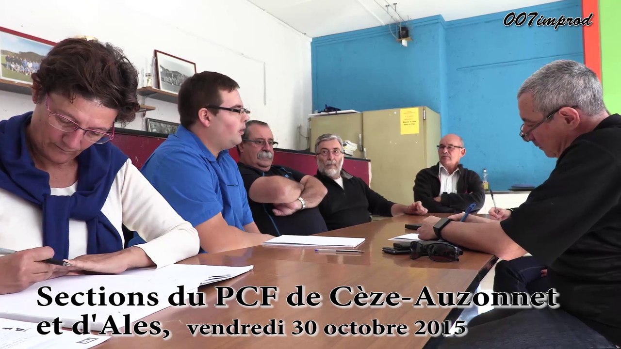 20151030 ales conf de presse PCF nouvelle carte des EPCI loi NOTRe