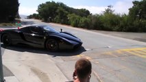 Black Ferrari Enzo with Tubi Exhaust - LOUD Acceleration