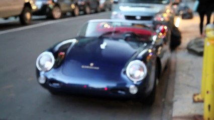 Porsche 550 Spyder in NYC - Parked, Start Up, Acceleration