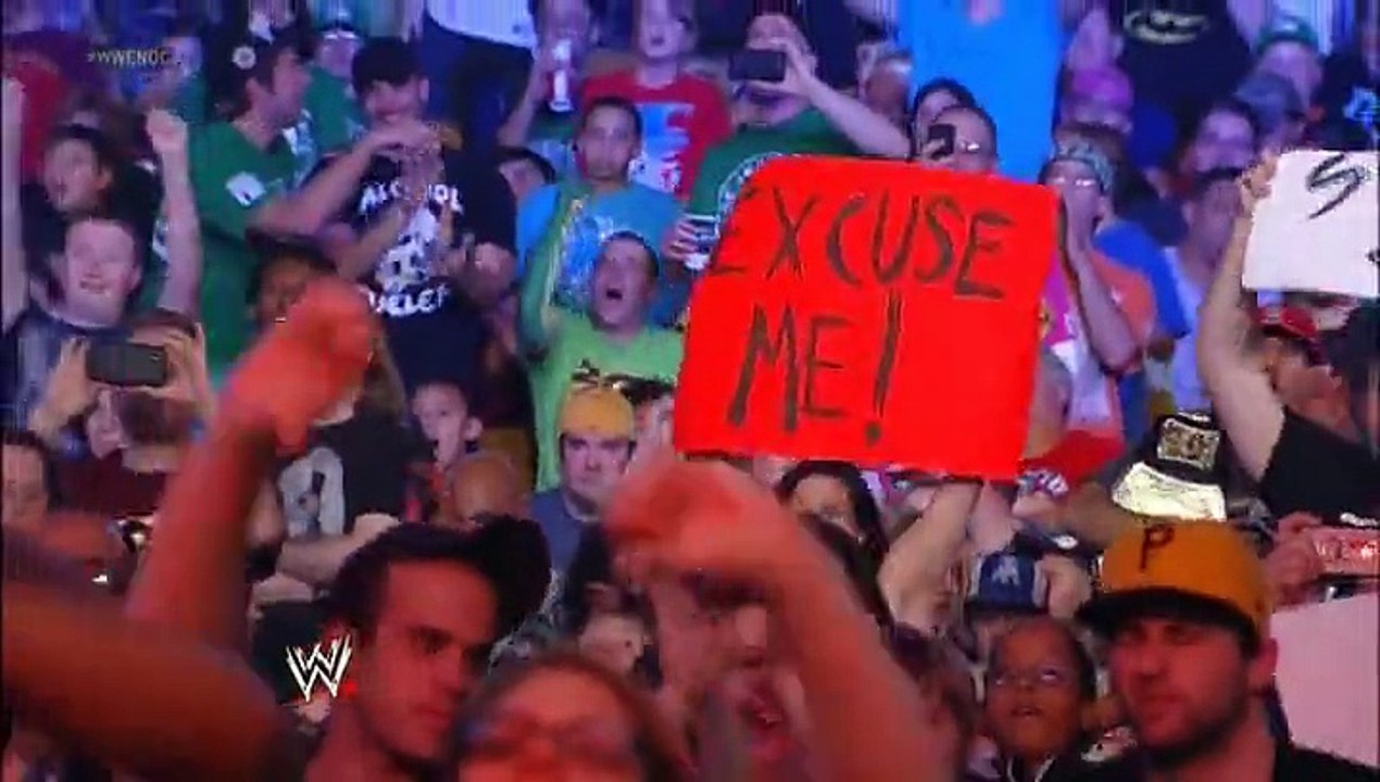 Dolph Ziggler entrance in WWE Night Of Champions 2012