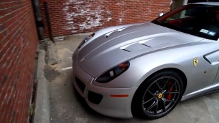 Silver 599 GTO Start Ups and Accelerations