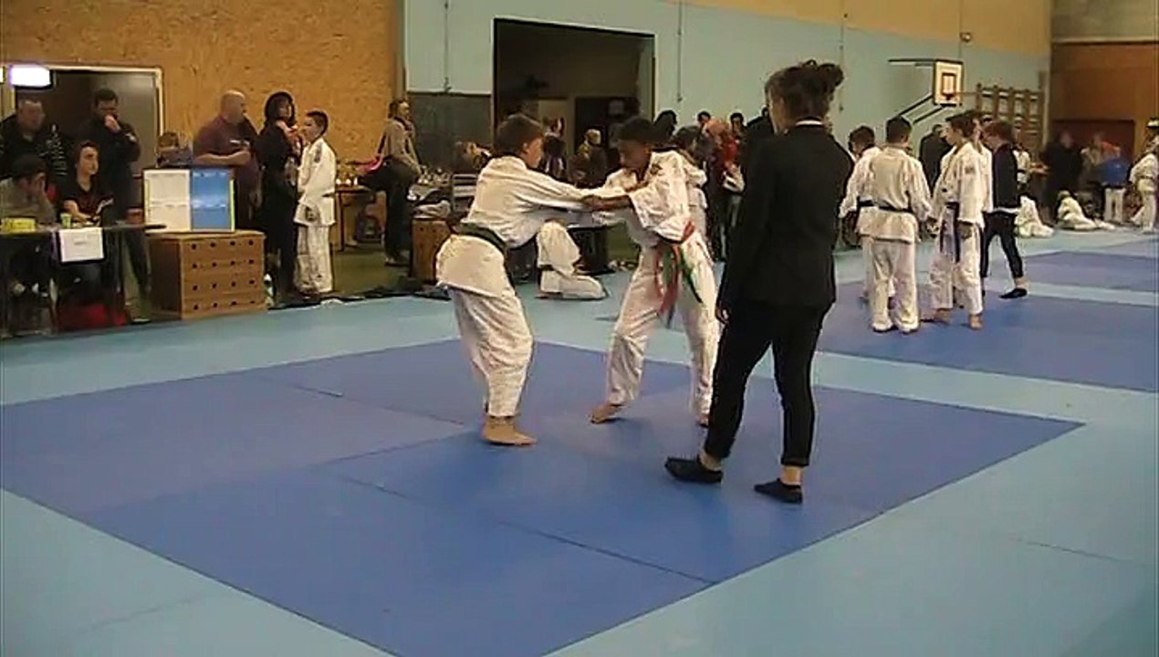 Noa au Tournoi Régional Benjamin de Chateauponsac - Octobre 2015 - Demi finale