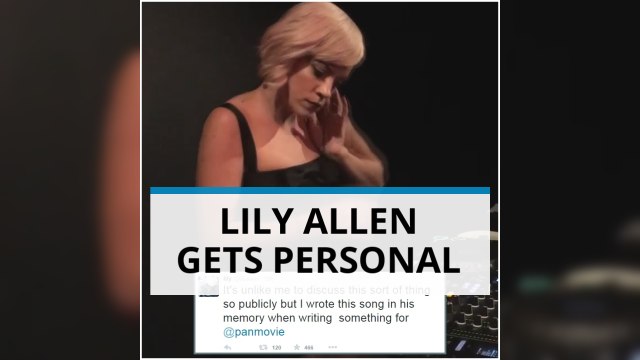 Lily Allen reveals writing Pan song for stillborn child