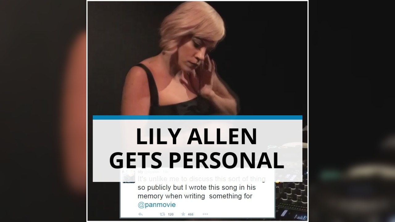 Lily Allen reveals writing Pan song for stillborn child