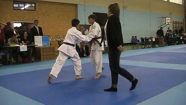 Noa au Tournoi Régional Benjamin de Chateauponsac - Octobre 2015 - Finale