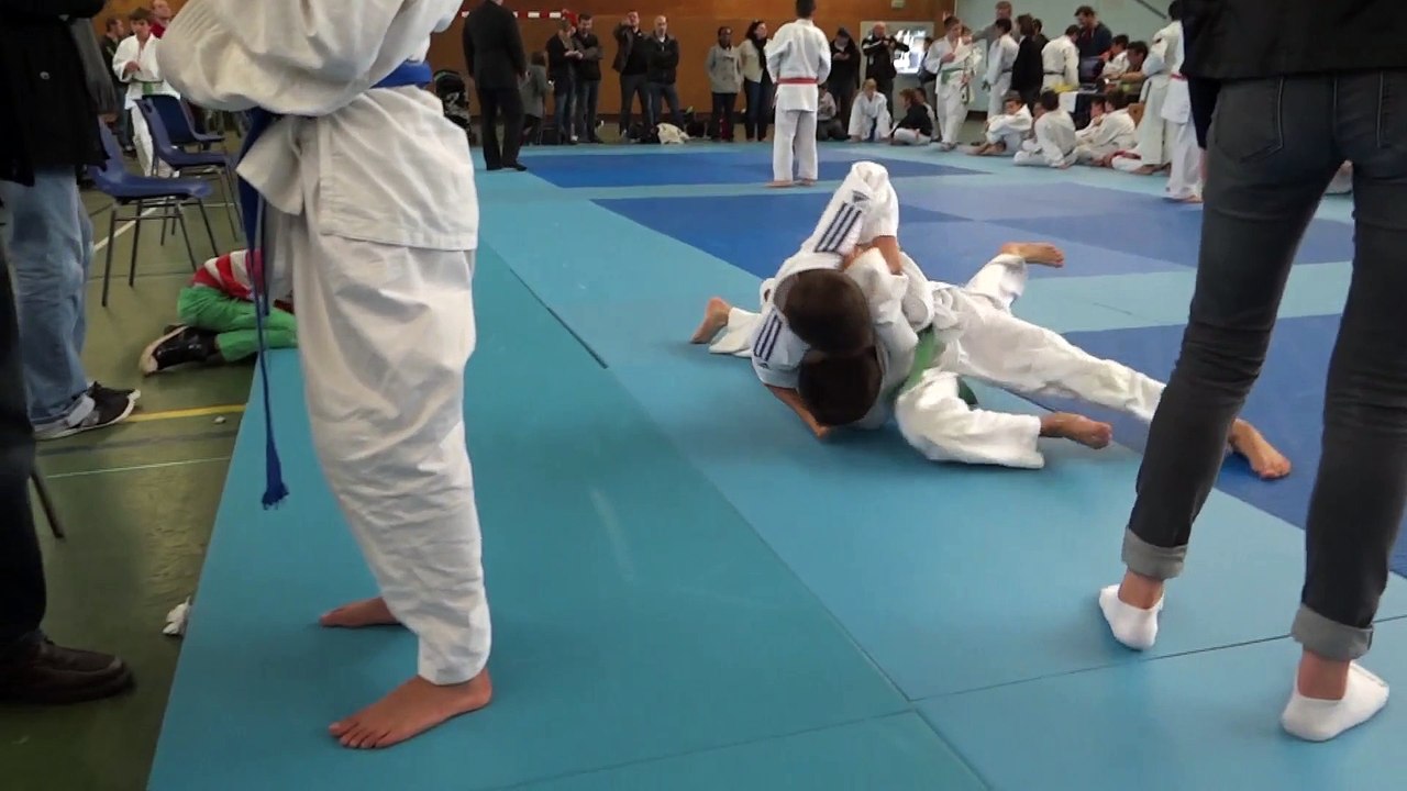 Alexis au Tournoi Régional Benjamin de Chateauponsac - Octobre 2015 Poules