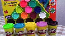 Play Doh Mountain of Colours Colors | Play Doh Playset Toys | Play Doh Rainbow Shapes Mold