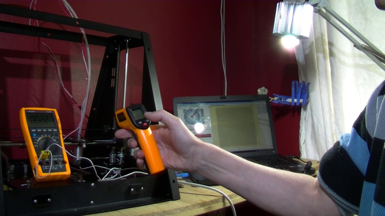 Protomaker 3D Printer Temperatures OK