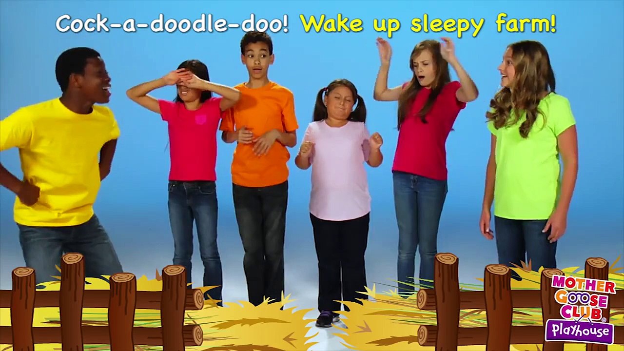 All Around the Barnyard | Mother Goose Club Playhouse Kids Video