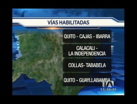 Feriado nacional: conozca el estado de las vías en el país