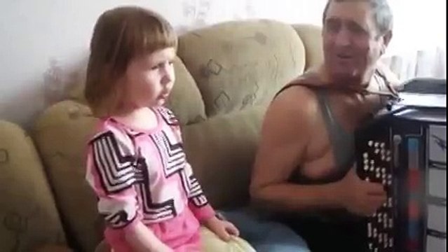 СУПЕР ДУЭТ дедушка и внучка! СМОТРИМ