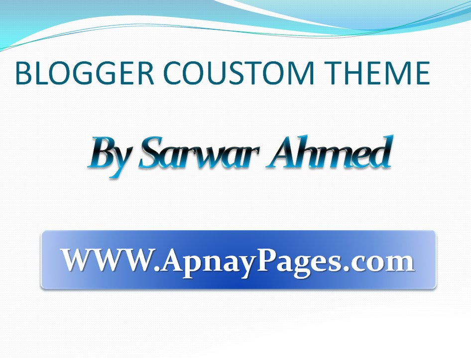 How to chang blogger slider in urdu and hindi video tutorial?