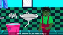 3D Animated English Baby Rhymes | Hulk Blue Bath Nursery Rhymes For Kids | Best Top Nurser