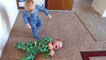 Twins Fight Over Vacuum - Funny Babies