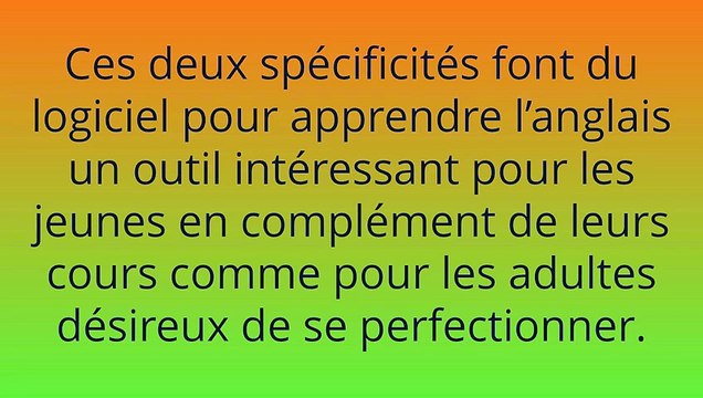 Logiciel apprentissage anglais, logiciel apprendre l'anglais, logiciel anglais débutant