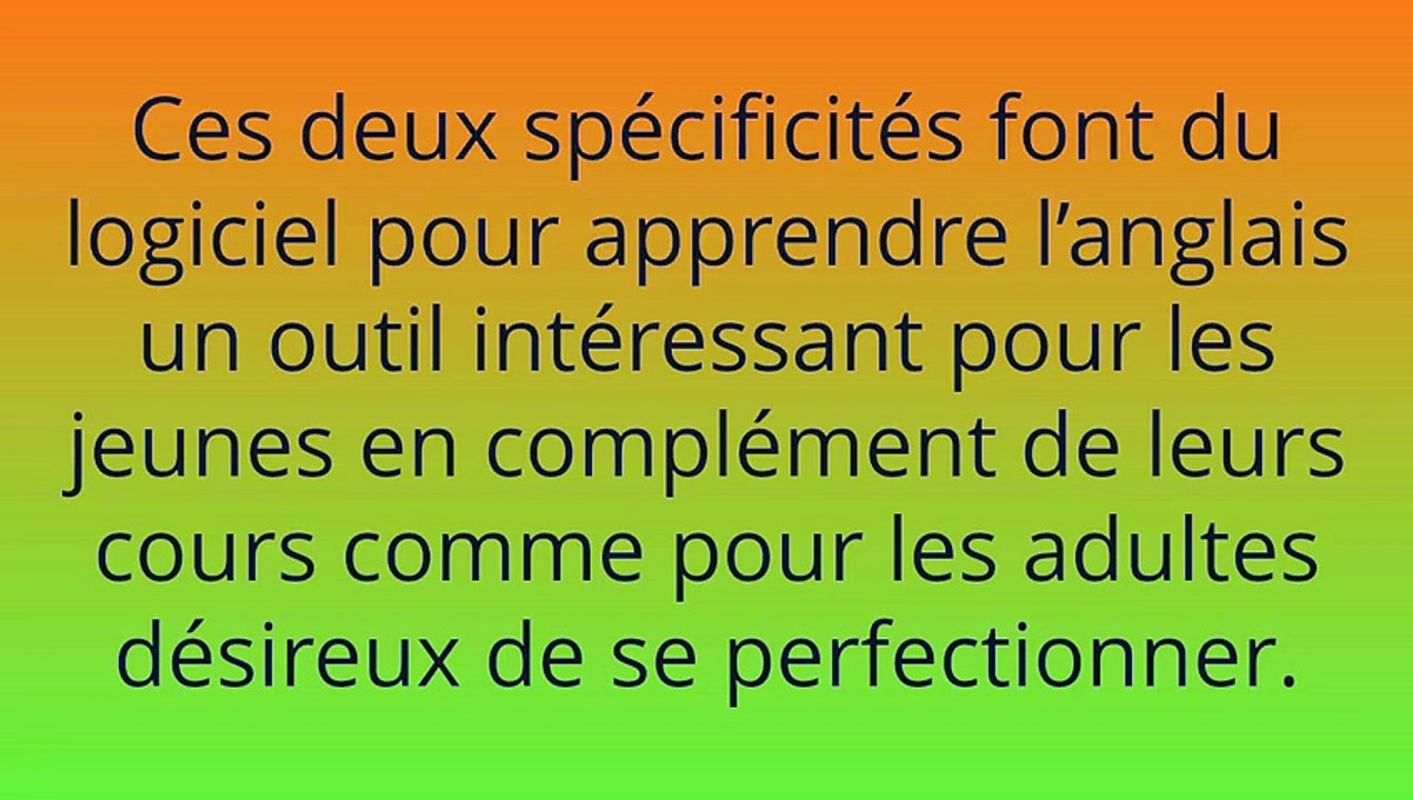 Logiciel apprentissage anglais, logiciel apprendre l'anglais, logiciel anglais débutant