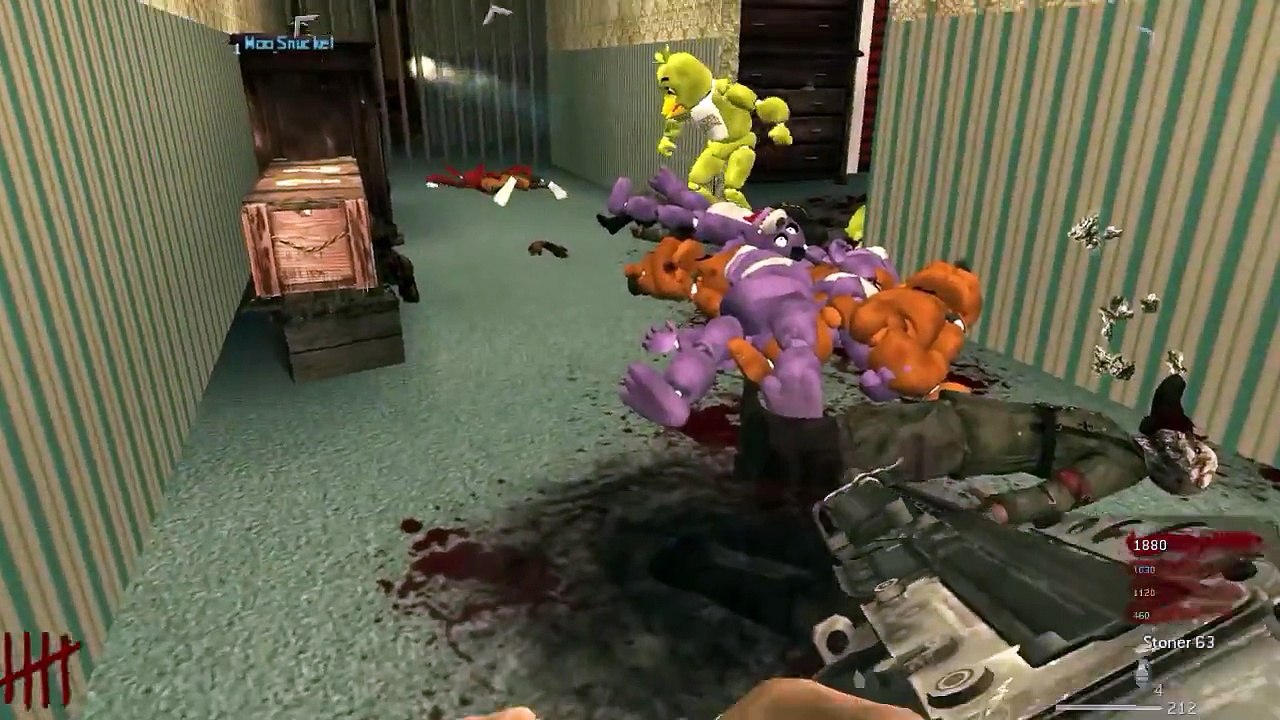 VanossGaming : WaW Zombies Five Nights At Freddys 4 Map + Most Difficult Map Ever!