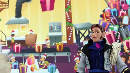 Frozen Hans Steals Christmas! Anna and Elsa Save Christmas for Santa. DisneyToysFan