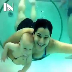 tiger cubs swim lessons underwater-GOPRO