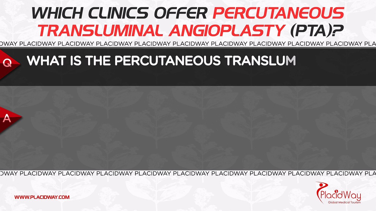 Which Clinics Offer Percutaneous Transluminal Angioplasty (PTA)?