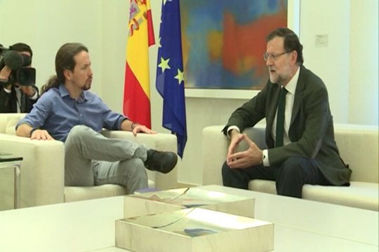 Iglesias y Rajoy no se entienden en el desafío catalán