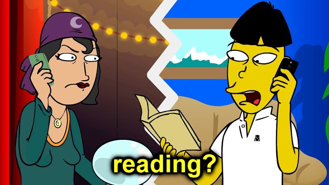 Asian Calls a Psychic Prank (ANIMATED) - Ownage Pranks