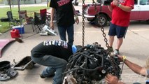 Fork Lift ENGINE SWAP at the Track!?!?