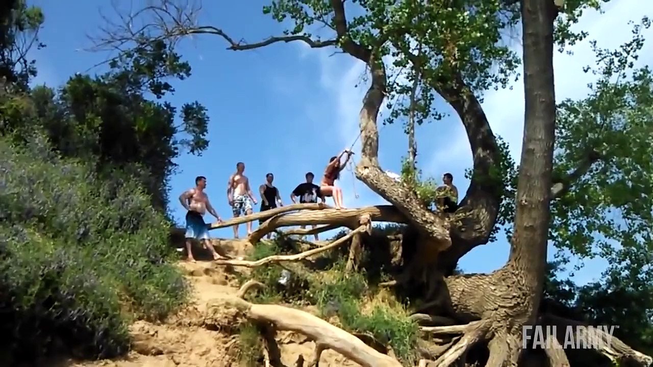 FailArmy || Swings and Slackline Tarzan Fails