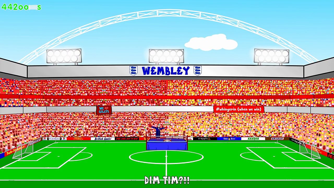 ☕️FA CUP FINAL 2015 RAP BATTLE☕️ Arsenal vs Aston Villa 4 0 parody (football cartoon)