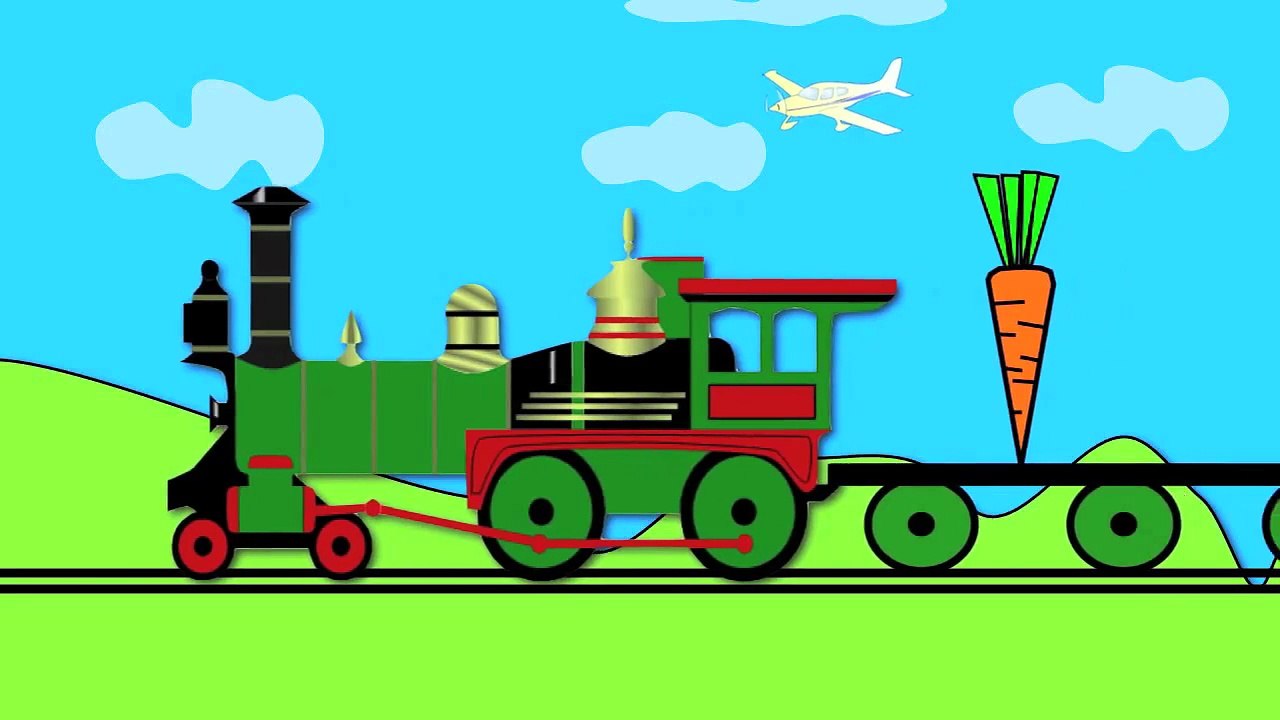 Vegetable Train Learning for Kids