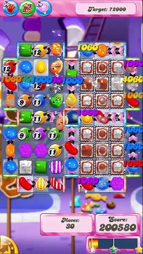 Candy Crush Saga Level 1267 - No Boosters 3 Stars