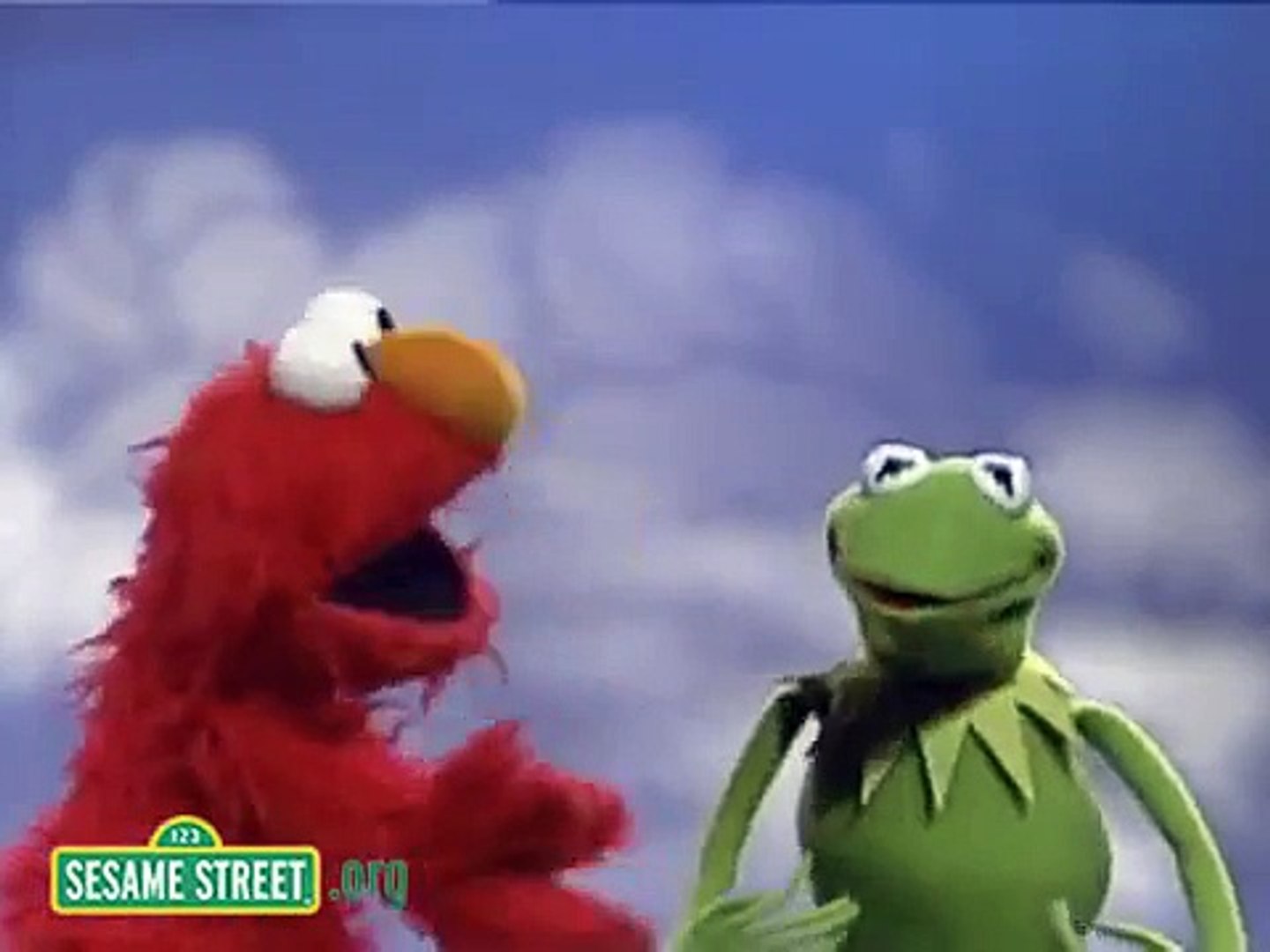Sesame Street: Kermit And Elmo Discuss Happy And Sad - Dailymotion Video