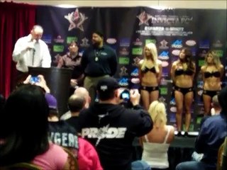 Invicta FC 4 weigh-ins Bec Hyatt vs Carla Esparza.wmv