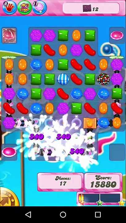 Candy Crush Saga Level 126 - No Boosters