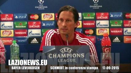 Bayer Leverkusen. SCHMIDT in conferenza stampa
