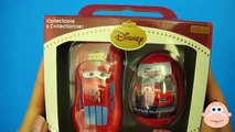 Disney Pixar Cars Collectable Candy Toy Set Super Surprise Kinder Eggs Opening Unboxing & Unwrapping