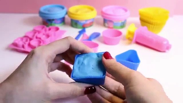 Peppa's Cupcake Dough Set Peppa Pig Play Doh Cupcake Playset Peppa Pig Chef Play Dough Toys
