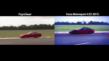 Forza Motorsport 4 vs TopGear - Ferrari 599 GTO