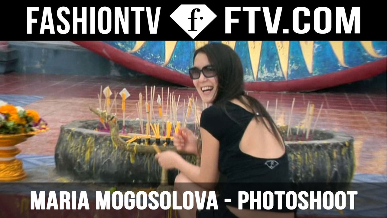 Maria Mogsolova visits Buddha Temple at Koh Samui, Thailand | FashionTV
